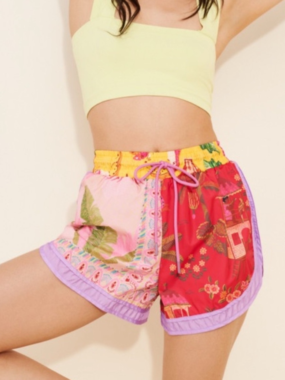 FARM Rio Mixed Scarves Shorts